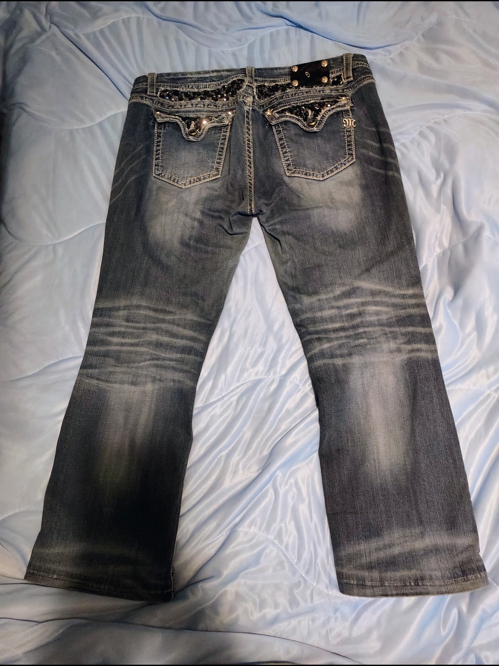 Miss Me Women's Boot Cut Jeans in Dark Wash